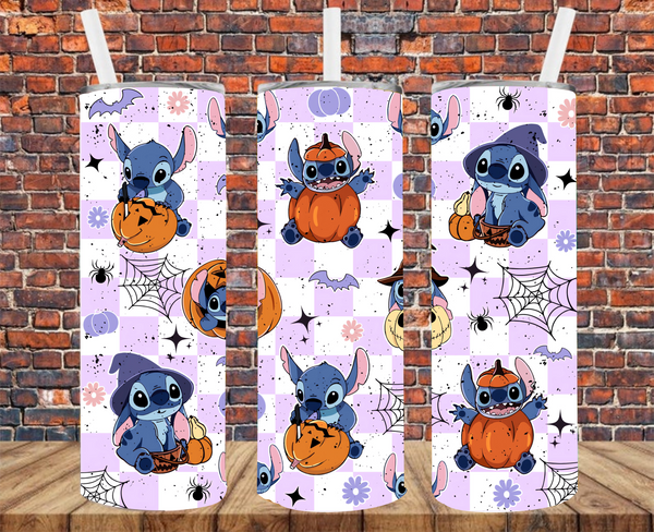 Character Halloween - Tumbler Wrap - Sublimation Transfers