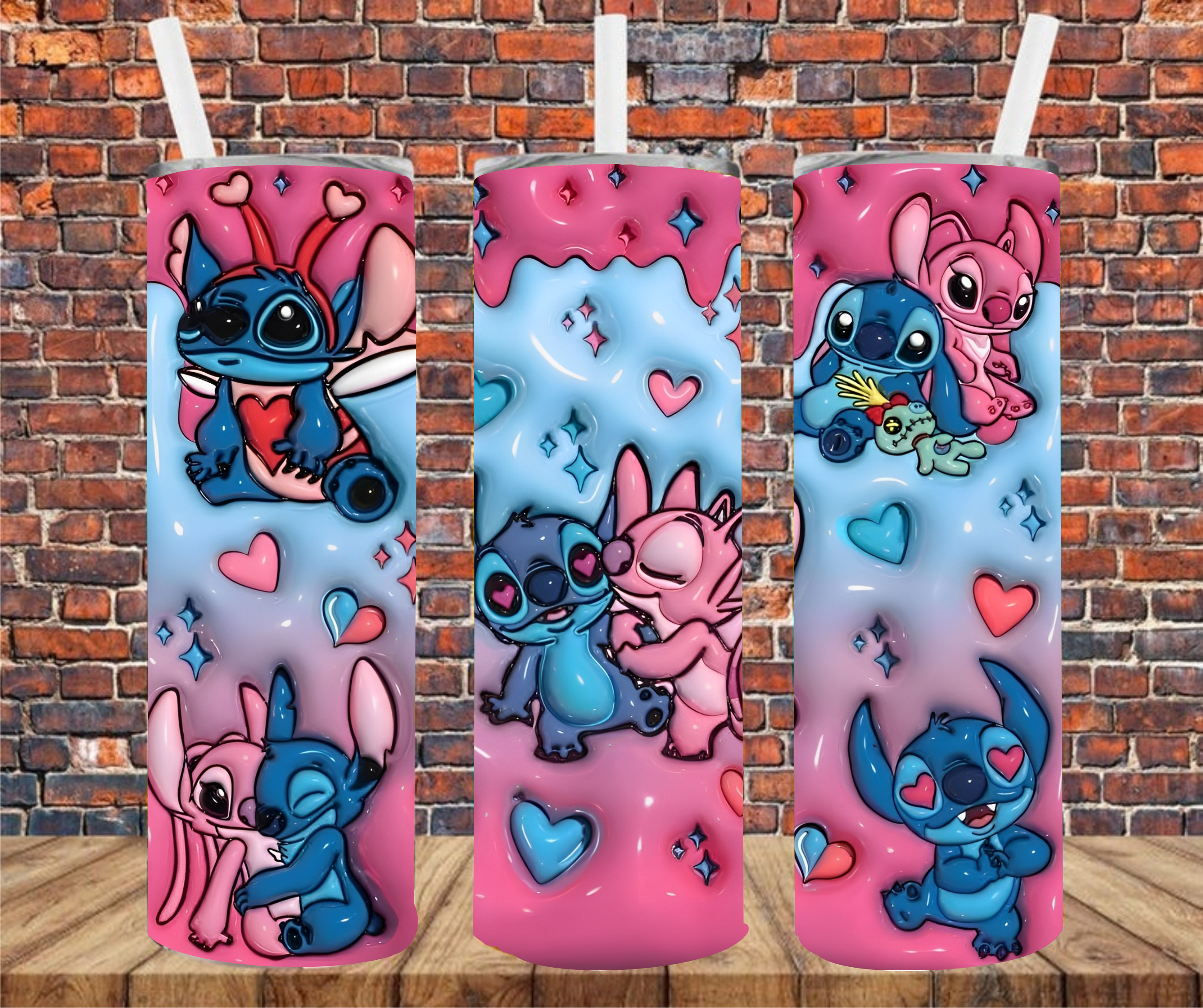 Character - Tumbler Wrap - Vinyl Transfer
