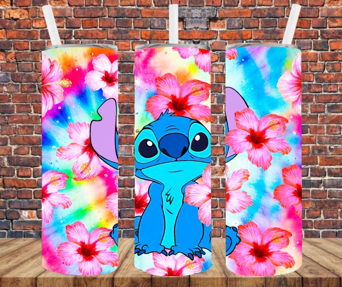 Floral Character - Tumbler Wrap Sublimation Transfers