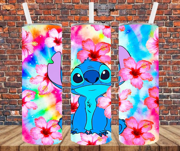 Floral Character - Tumbler Wrap Sublimation Transfers