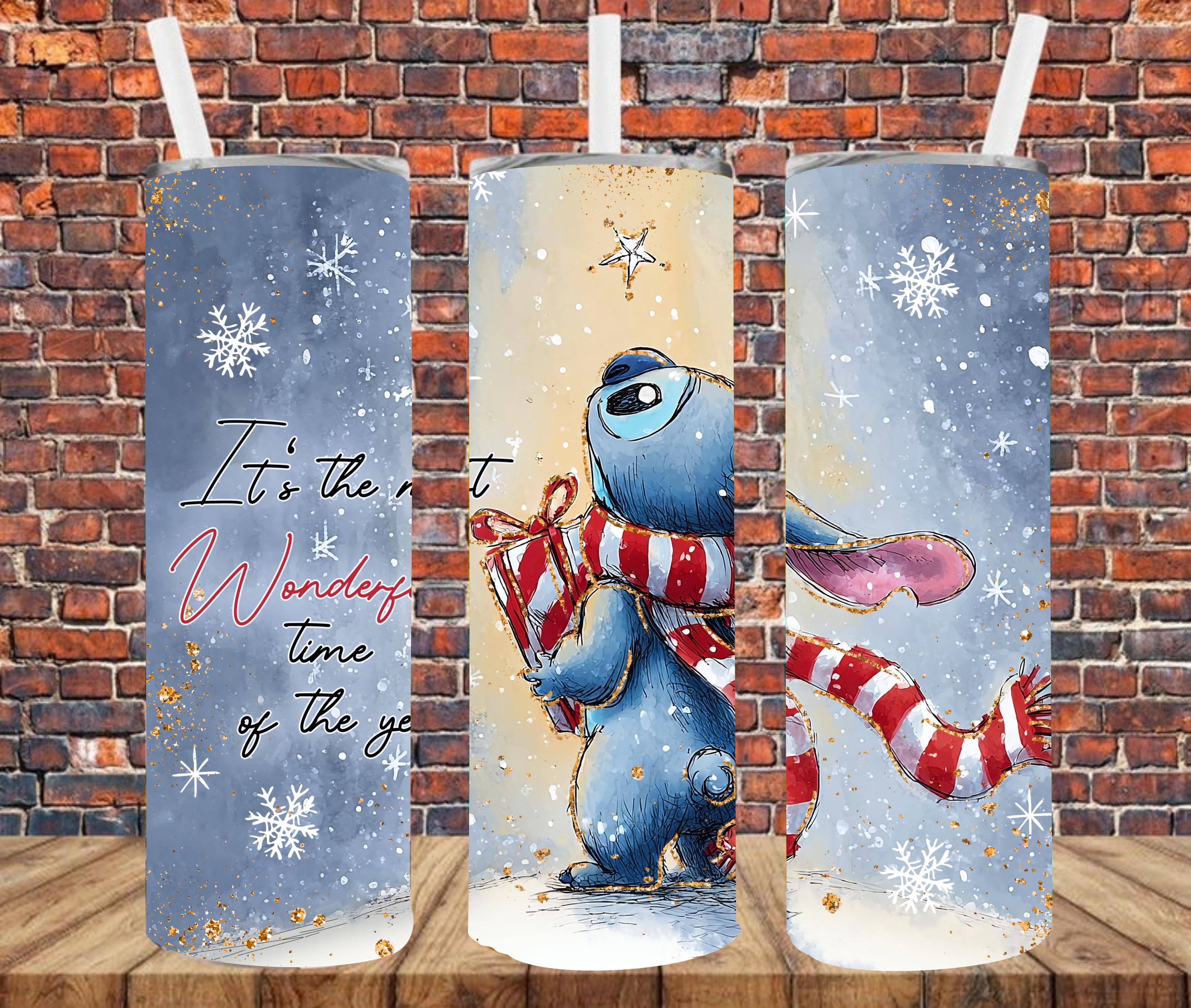 Christmas Character - Tumbler Wrap - Sublimation Transfers