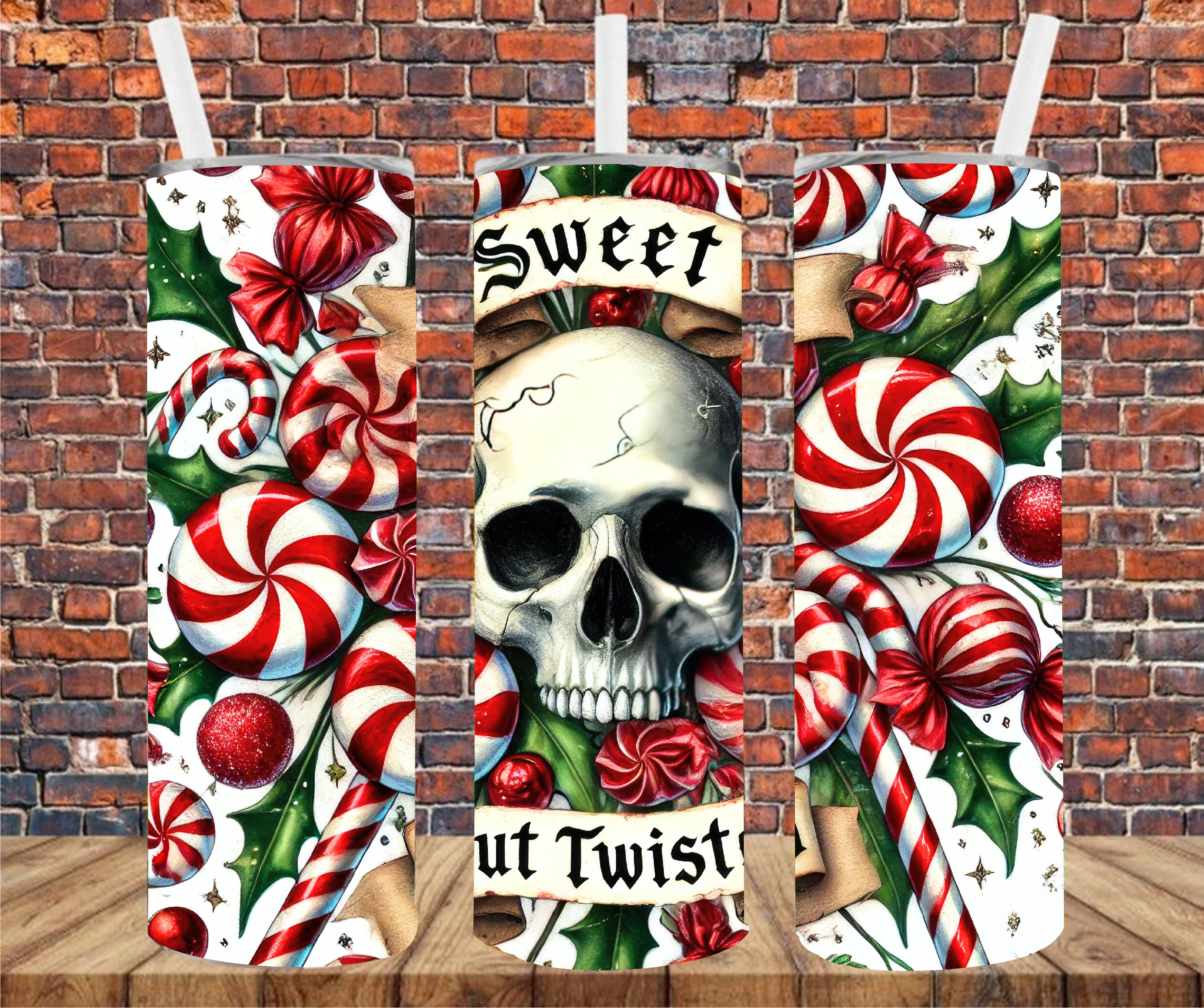 Sweet But Twisted - Tumbler Wrap - Sublimation Transfers