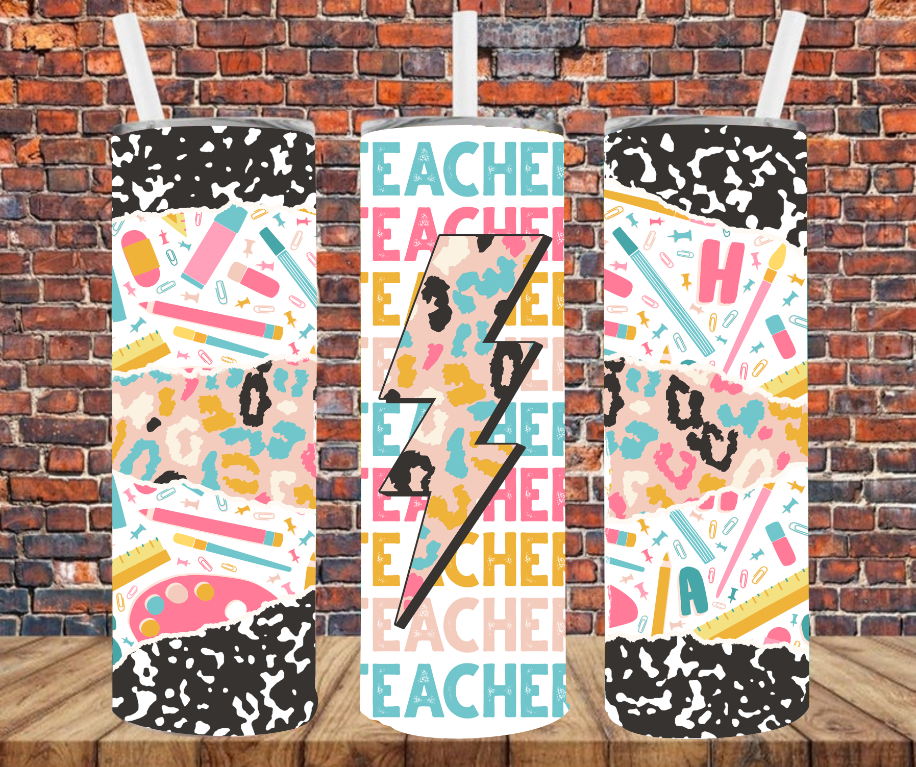 Teacher - Tumbler Wrap - Sublimation Transfers