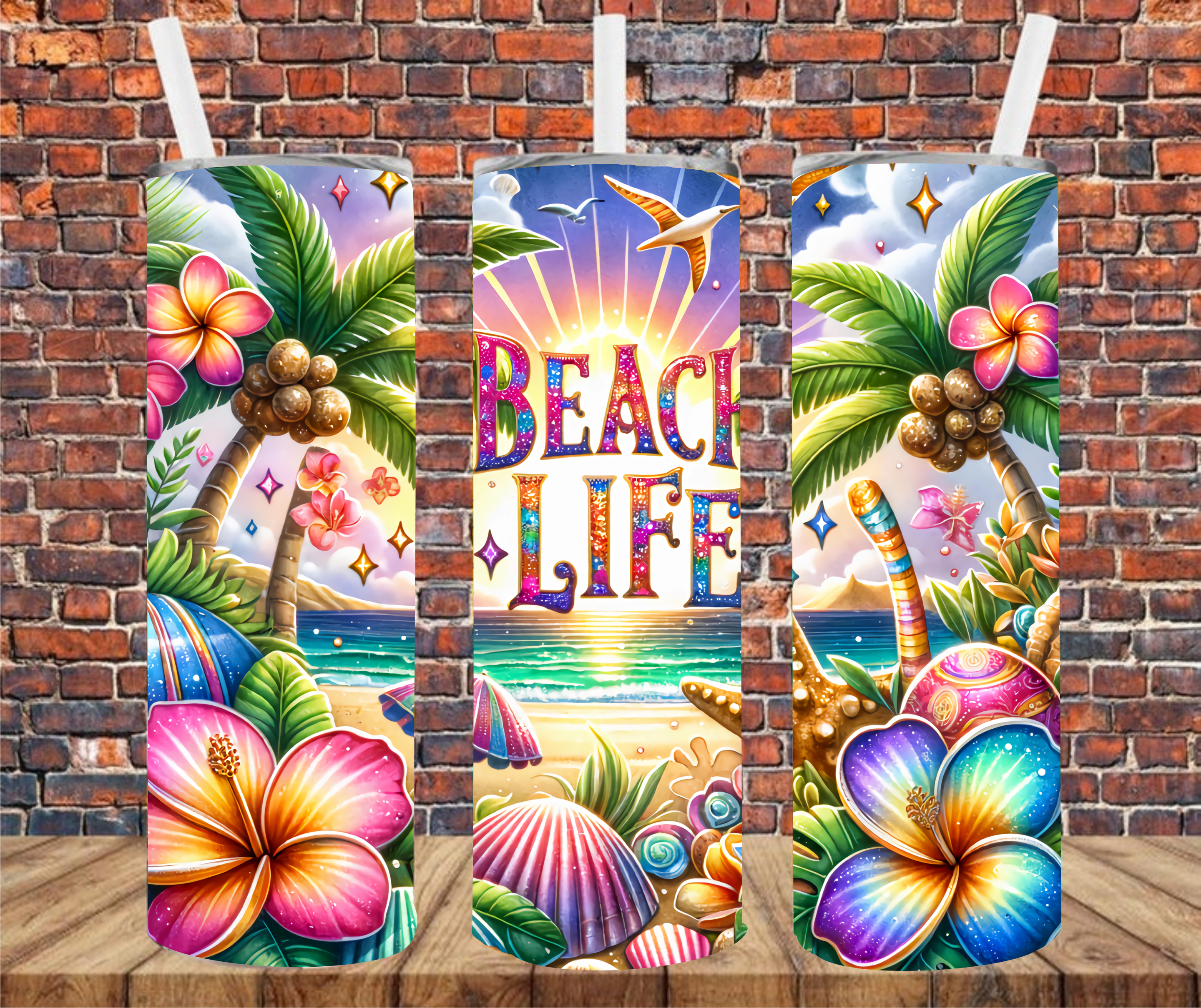Beach Life - Lunch Tote - Sublimation Transfer