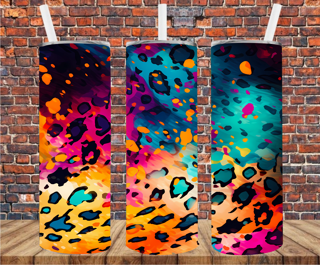 Abstract Leopard - Tumbler Wrap - Sublimation Transfer