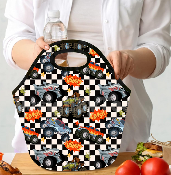 Monster Trucks - Lunch Tote - Sublimation Transfer