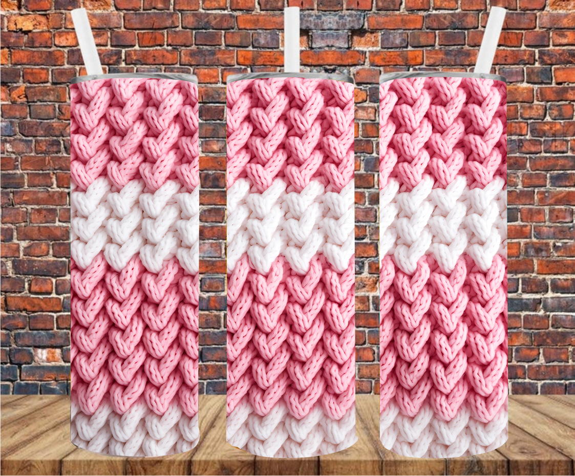 Knitted Sweater - Tumbler Wrap - Sublimation Transfer