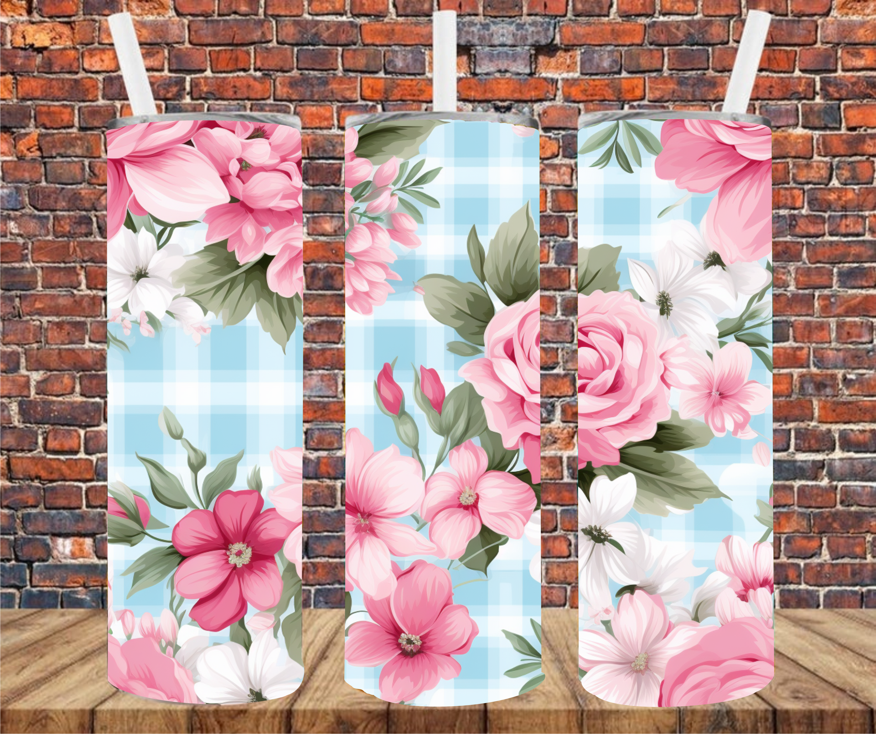 Floral - Tumbler Wrap - Sublimation Transfer