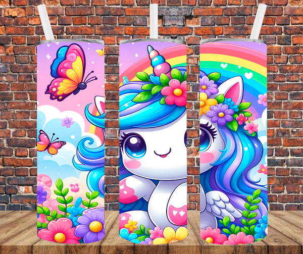 Unicorn - Tumbler Wrap - Sublimation Transfer