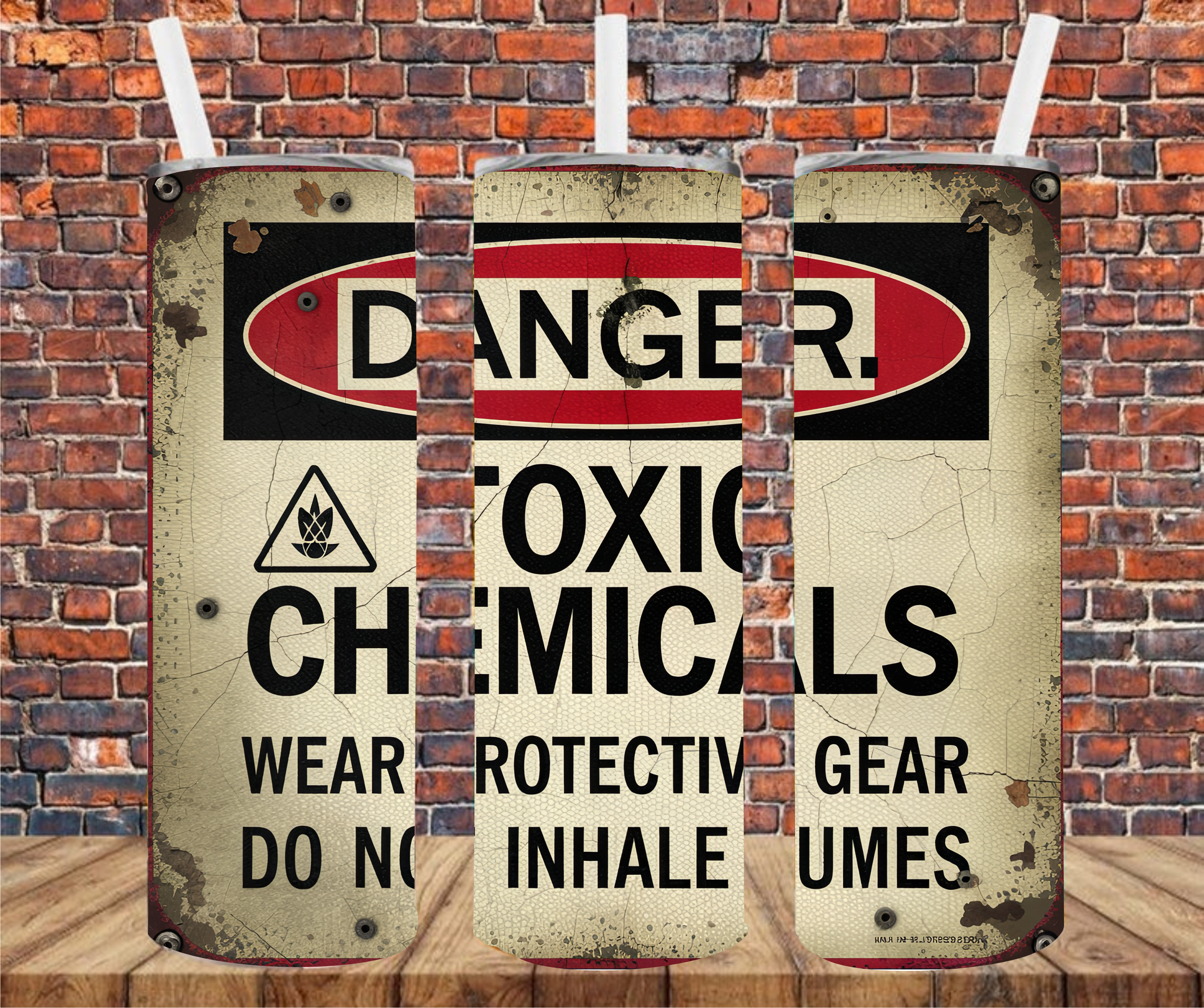 Dangerous Chemicals - Tumbler Wrap - Sublimation Transfer