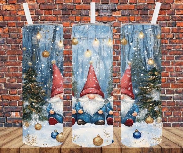 Christmas Gnomes - Tumbler Wrap - Sublimation Transfers