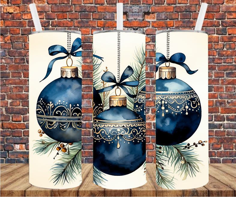 Christmas Balls - Tumbler Wrap - Sublimation Transfer
