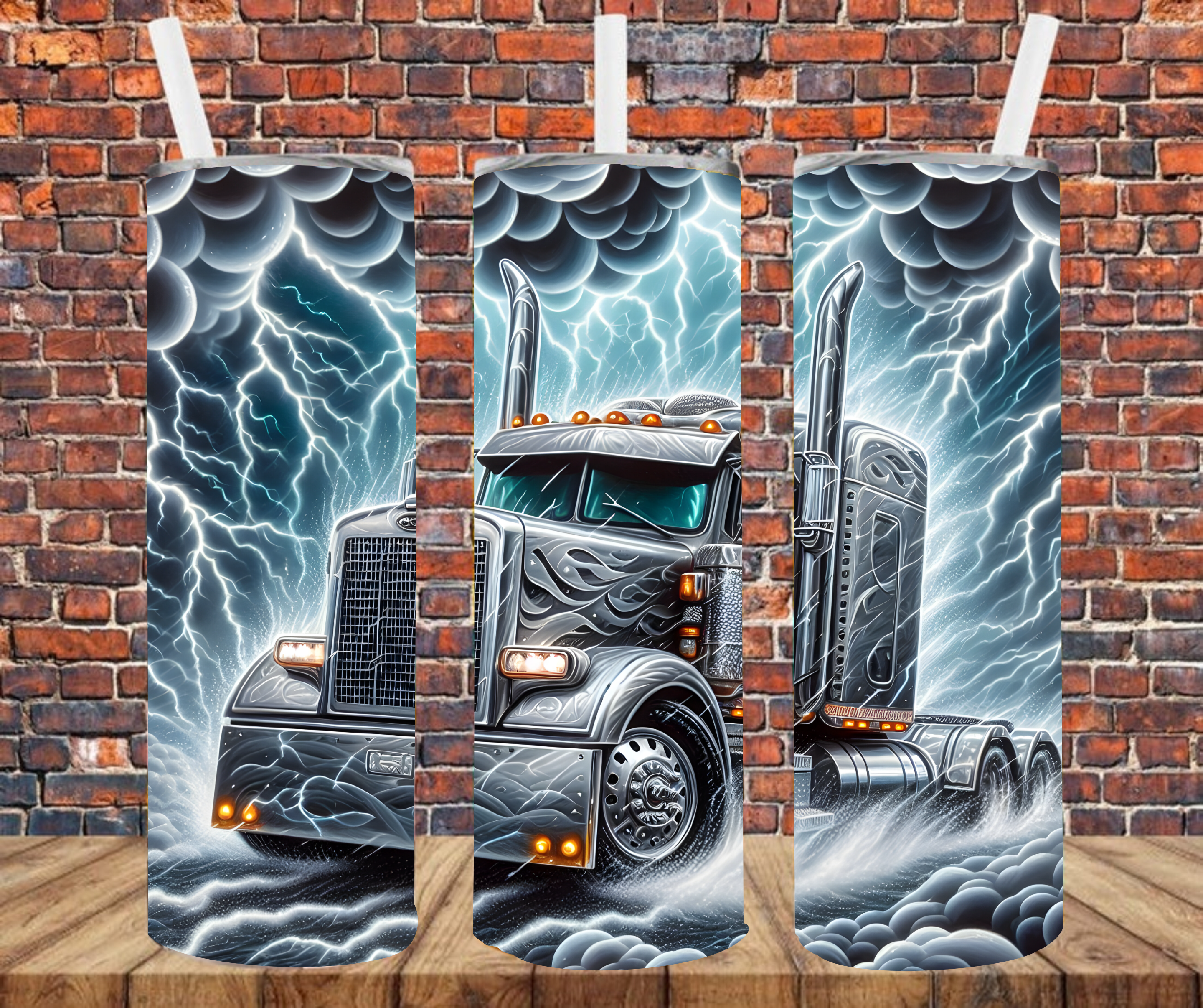 Truck Driver - Tumbler Wrap - Sublimation Transfer