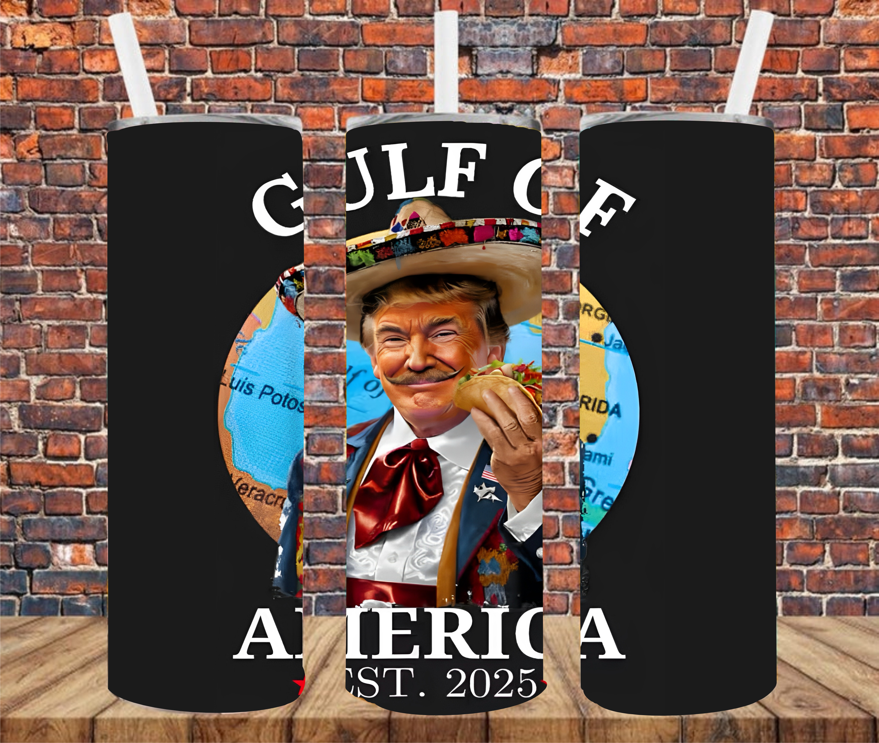 Gulf Of America - Tumbler Wrap - Vinyl Transfer