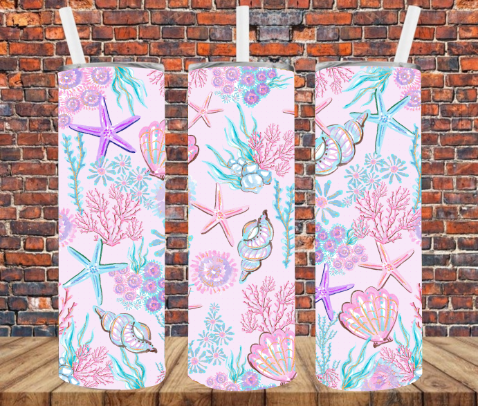 Under the Sea  - Tumbler Wrap - Sublimation Transfers