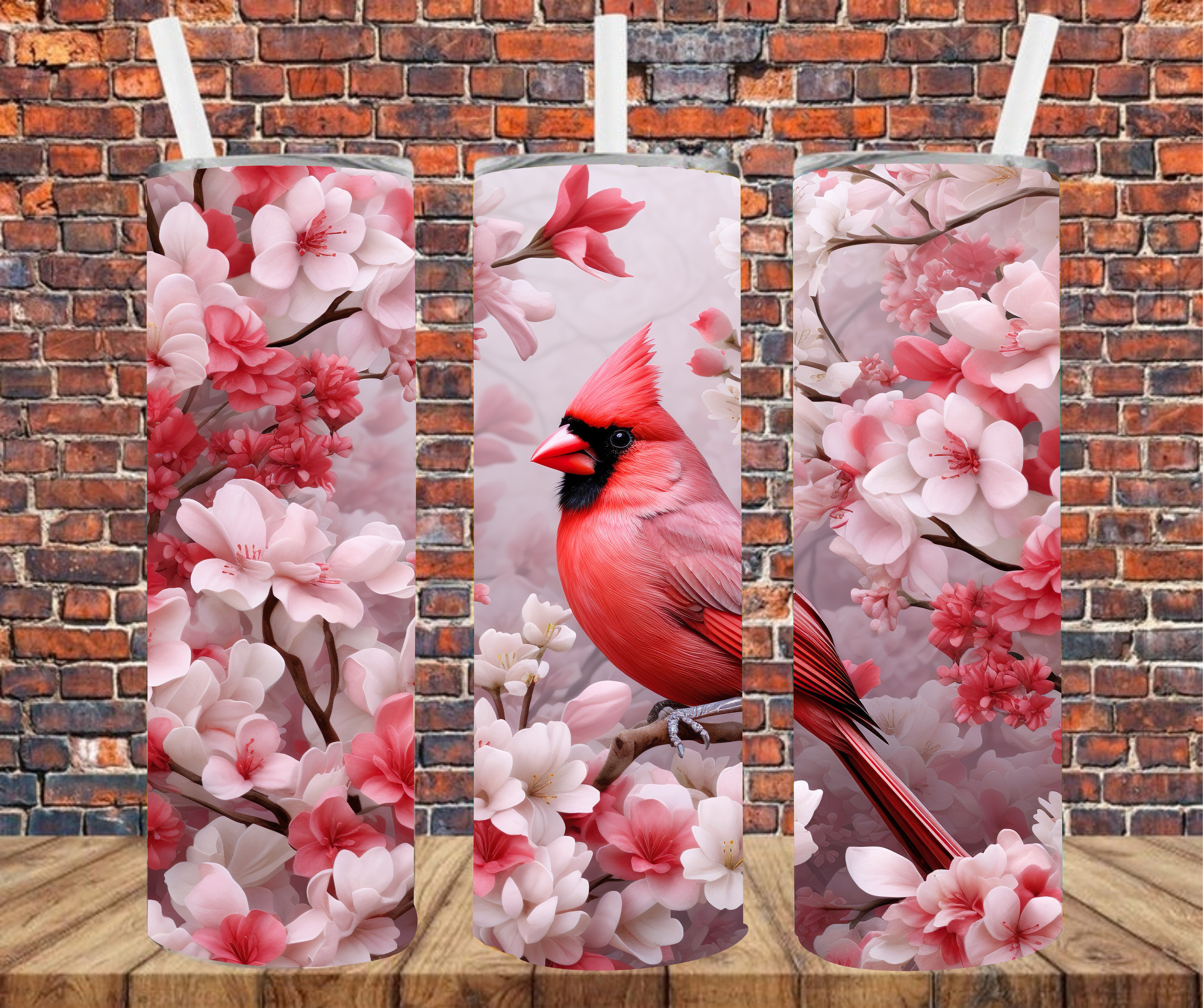 Cardinal - Tumbler Wrap - Sublimation Transfers