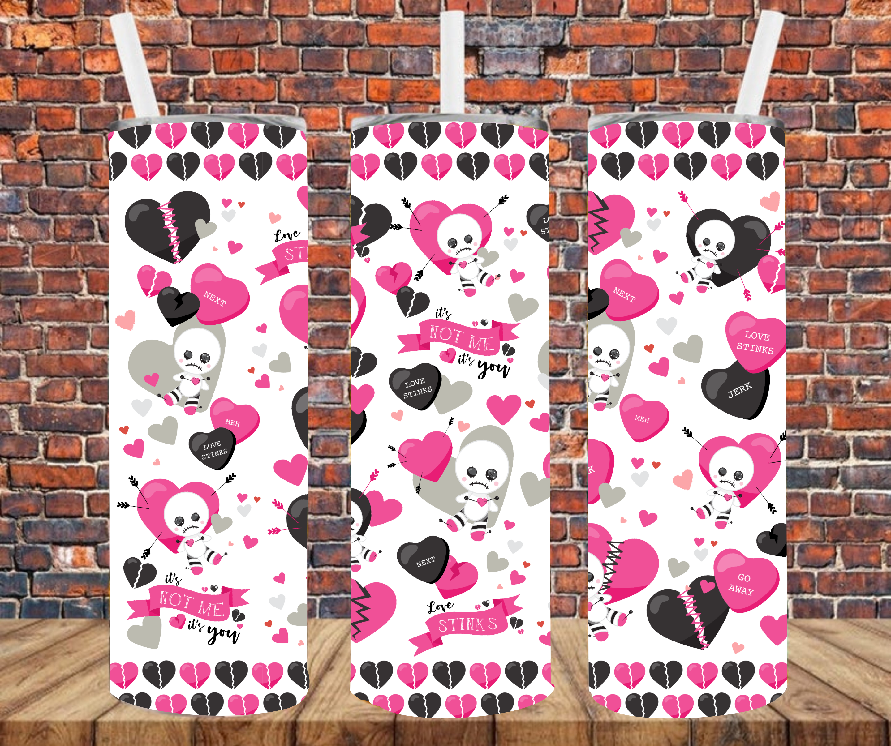 Love Stinks - Tumbler Wrap - Sublimation Transfer