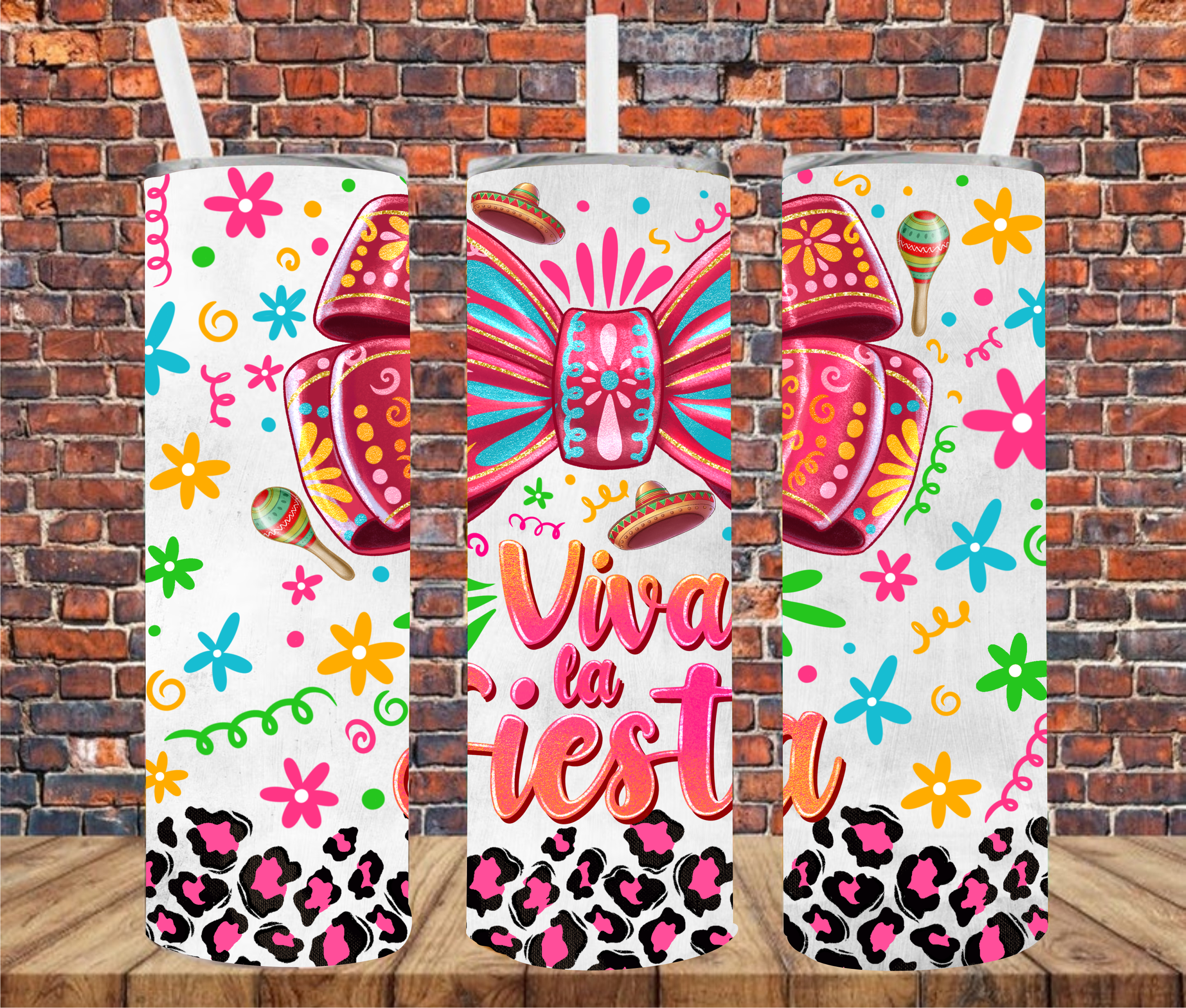 Viva la Fiesta - Tumbler Wrap - Sublimation Transfer