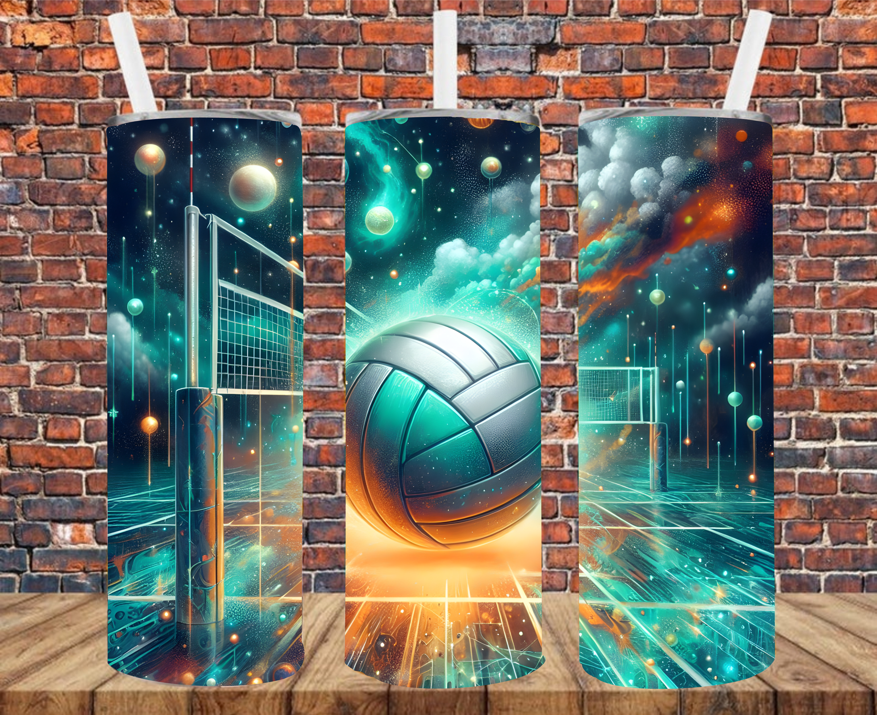 Volleyball - Tumbler Wrap - Sublimation Transfers