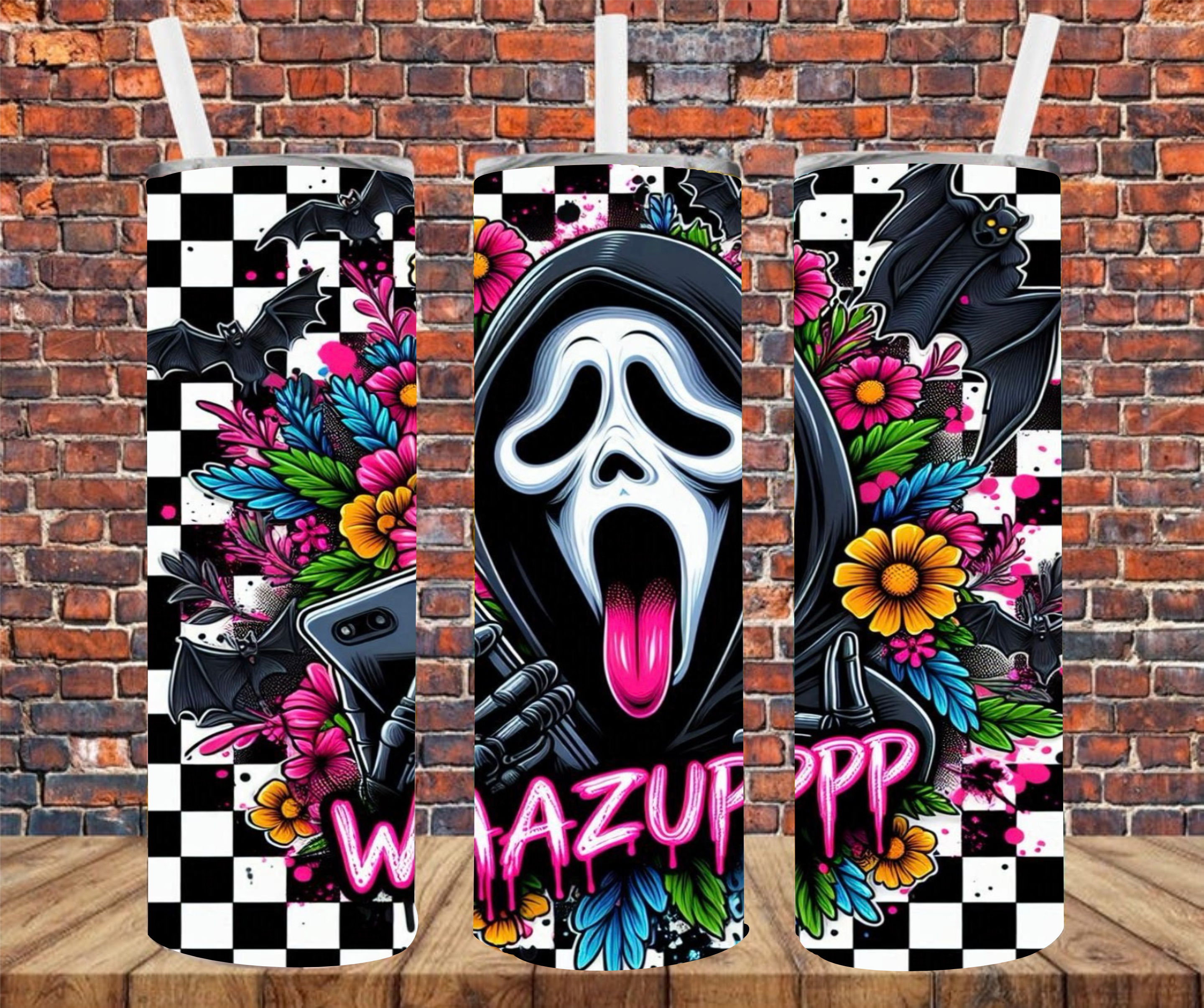 Horror Character - Tumbler Wrap - Sublimation Transfer