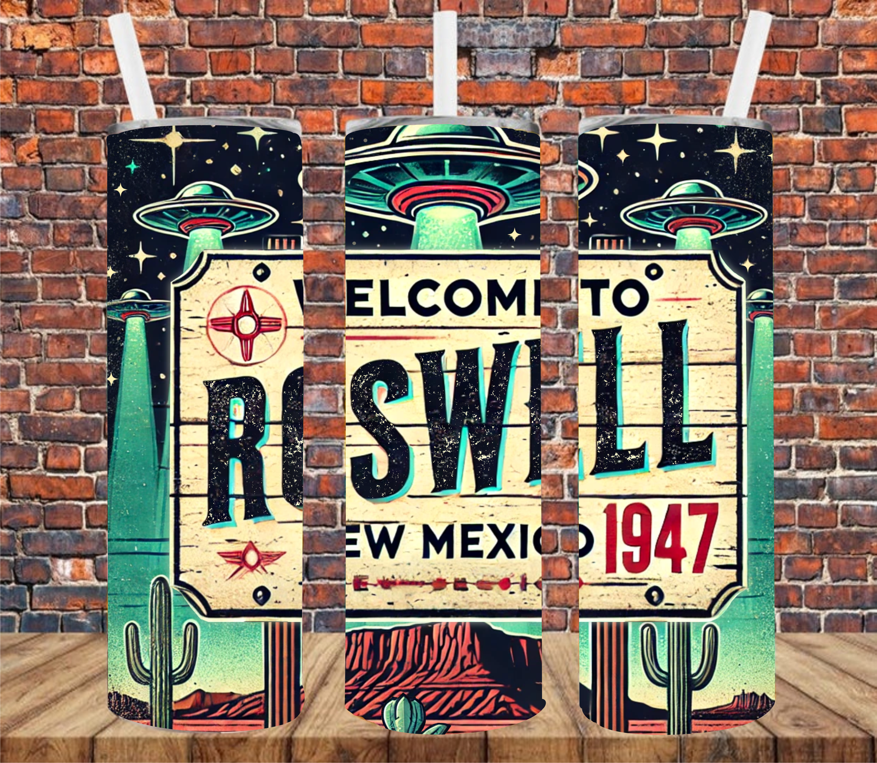Welcome To Roswell - Tumbler Wrap - Sublimation Transfer