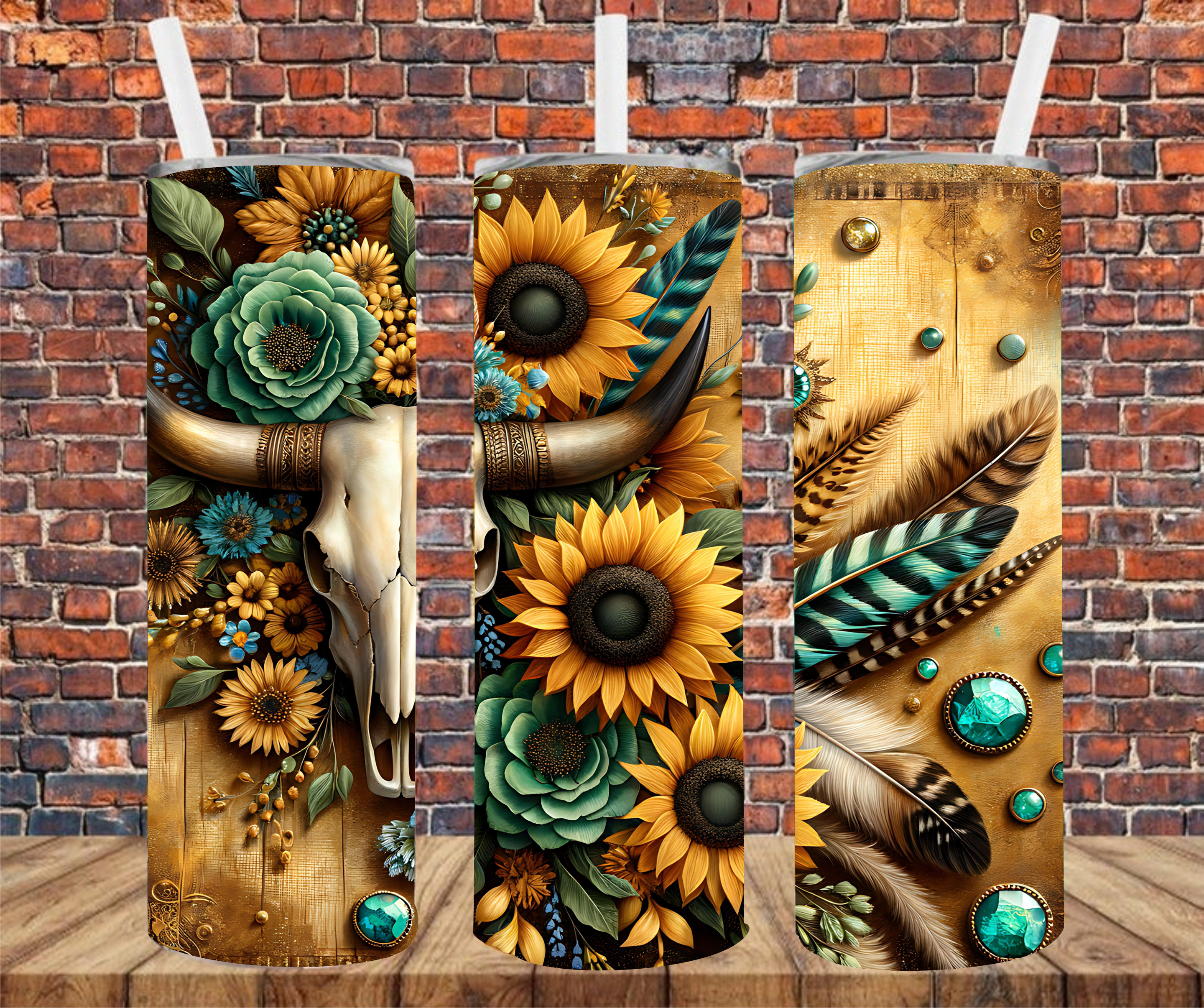 Western - Tumbler Wrap - Sublimation Transfer