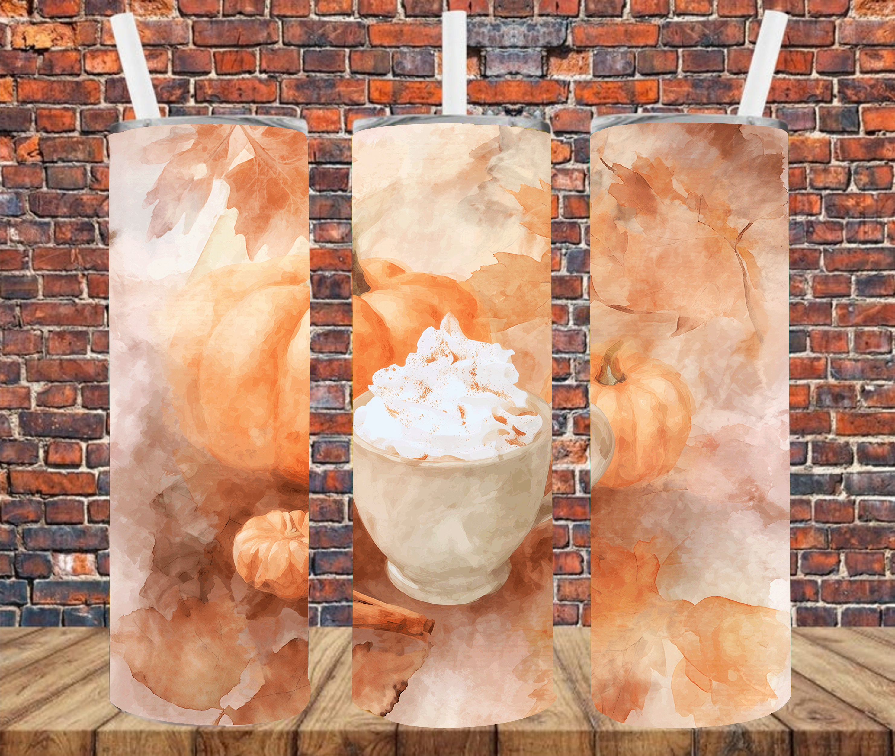 Cold Foam Latte- Tumbler Wrap - Sublimation Transfers