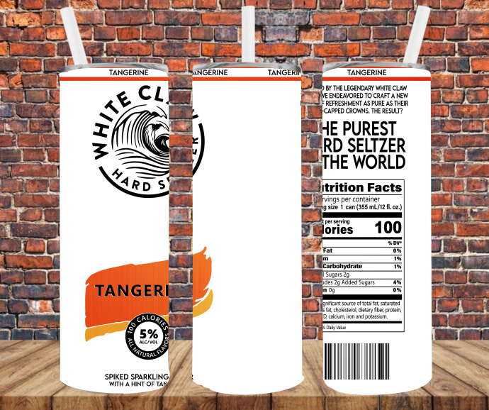 Adult Beverages- Tumbler Wrap Sublimation Transfers