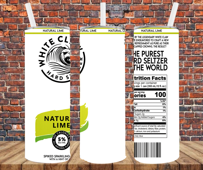 Adult Beverages- Tumbler Wrap Sublimation Transfers