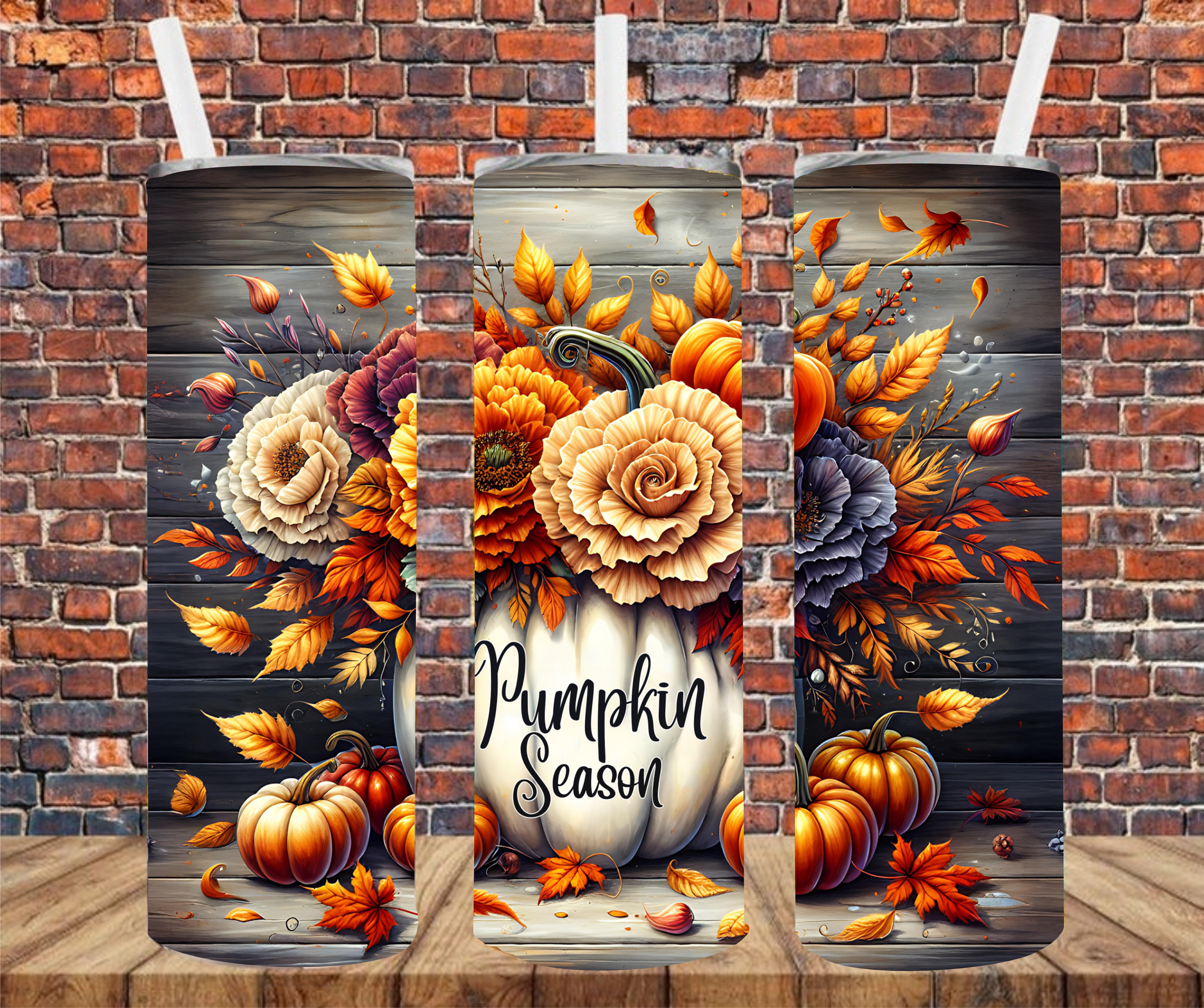 Pumpkin Season - Tumbler Wrap - Sublimation Transfers