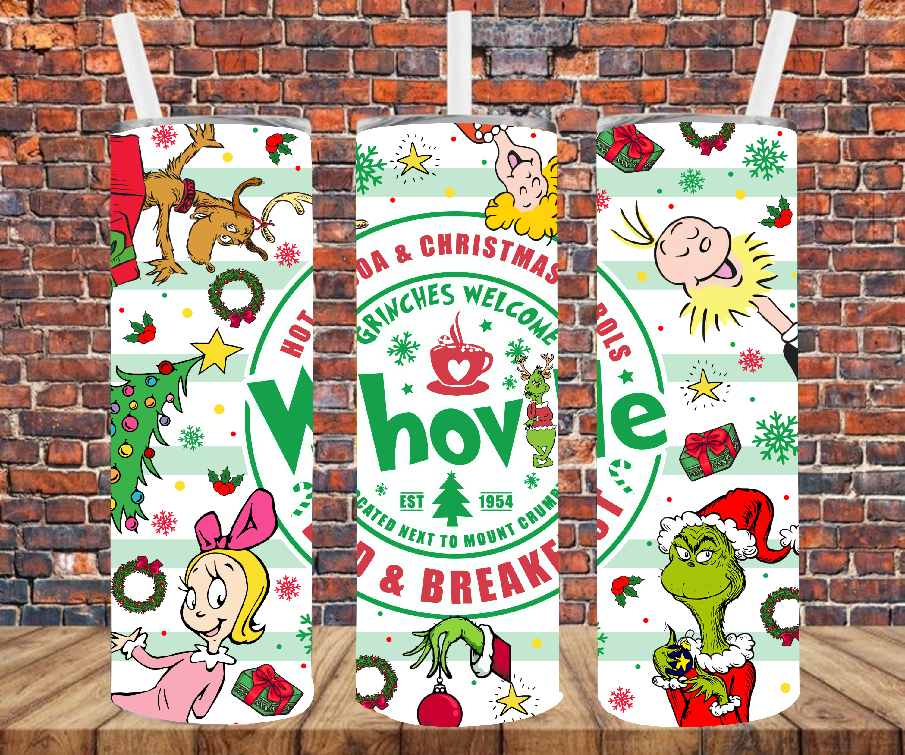 Christmas Movie - Tumbler Wrap - Sublimation Transfers