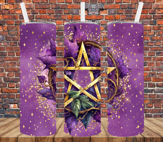 Wicca Mystical - Tumbler Wrap Sublimation Transfers