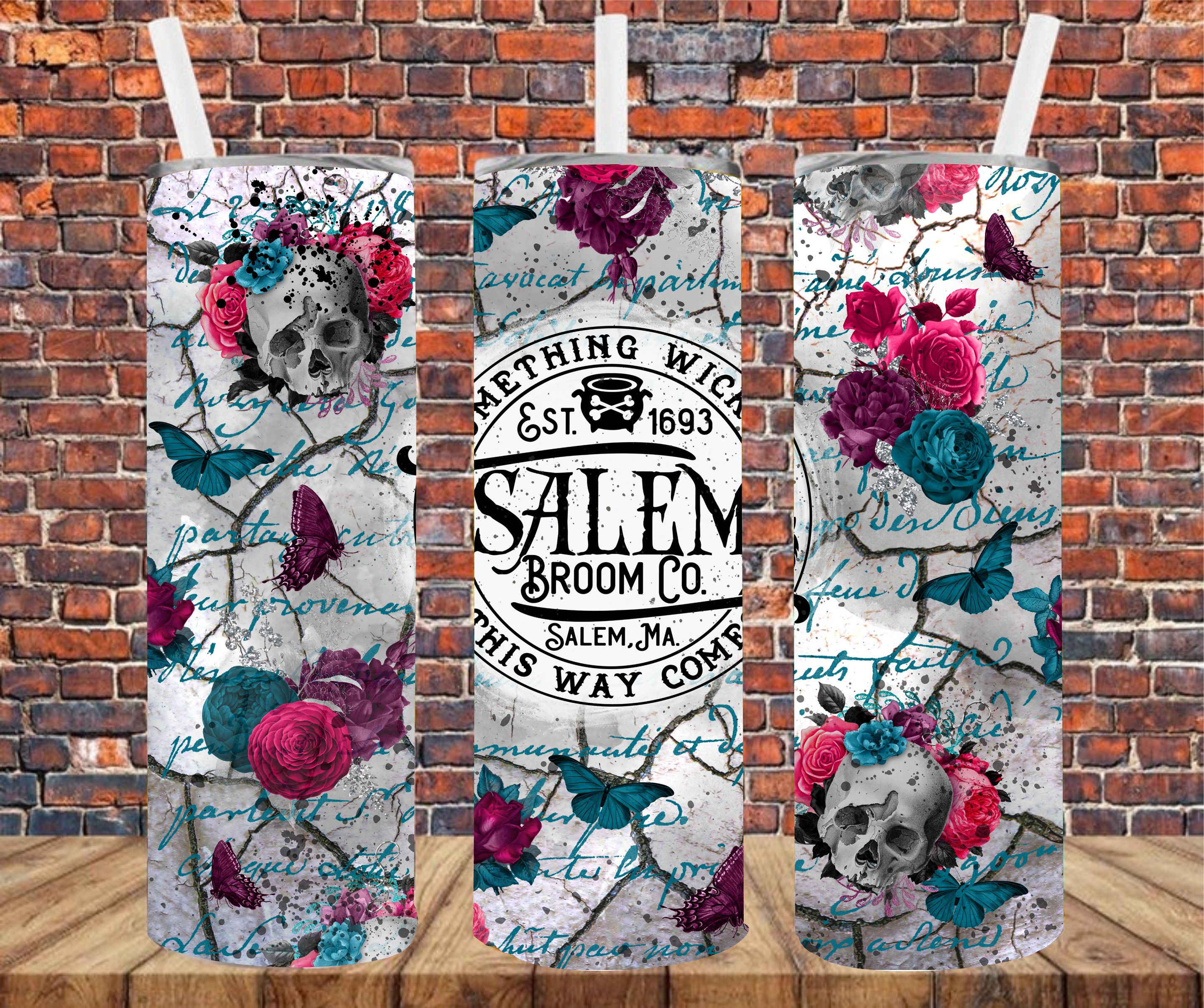 Something Wicked This Way Comes - Tumbler Wrap - Sublimation Transfer