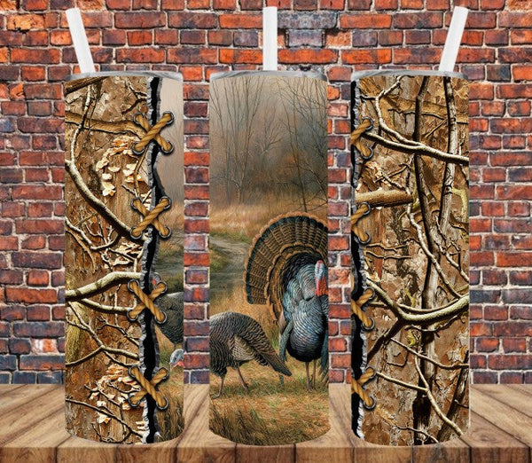 Turkeys - Tumbler Wrap Sublimation Transfers