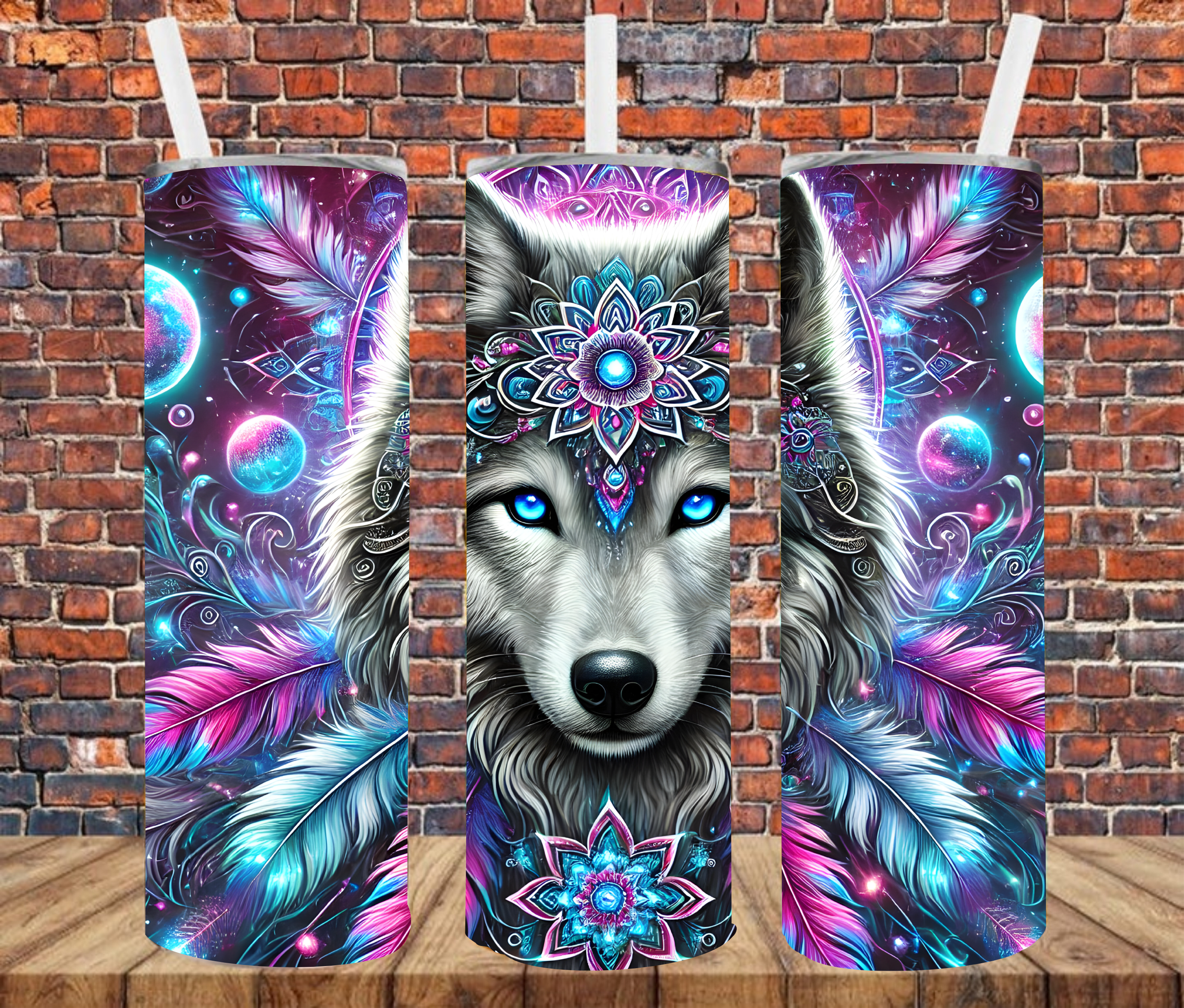 Wolf - Tumbler Wrap - Sublimation Transfers