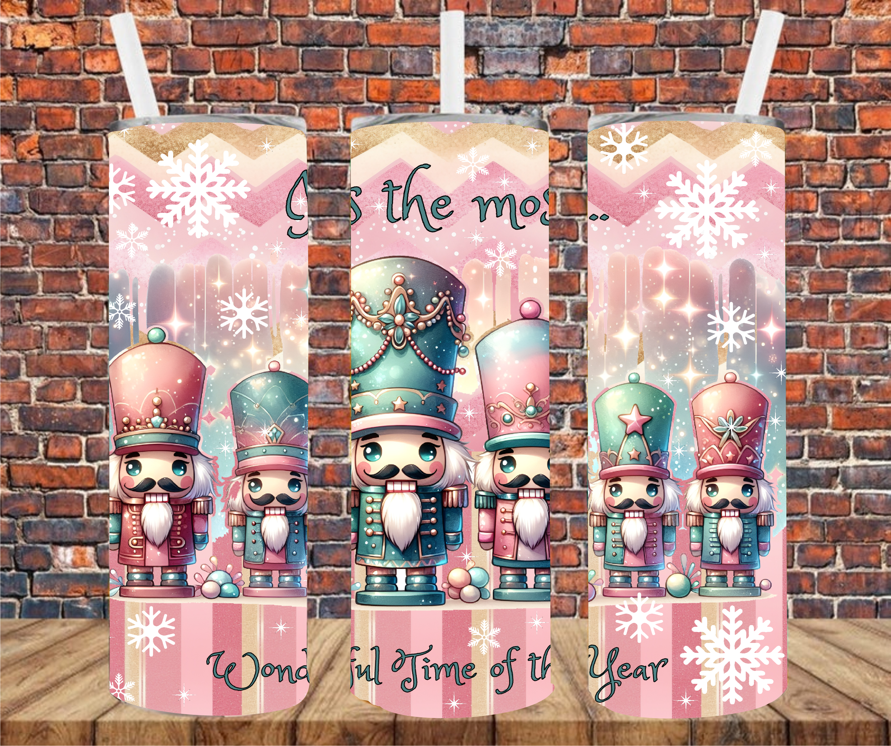 It's The Most Wonderful Time Of The Year - Tumbler Wrap - Sublimation Transfer