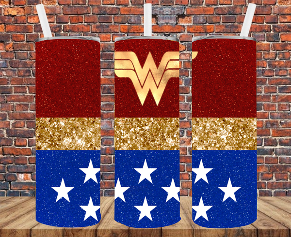 Character Hero  - Tumbler Wrap - Sublimation Transfer