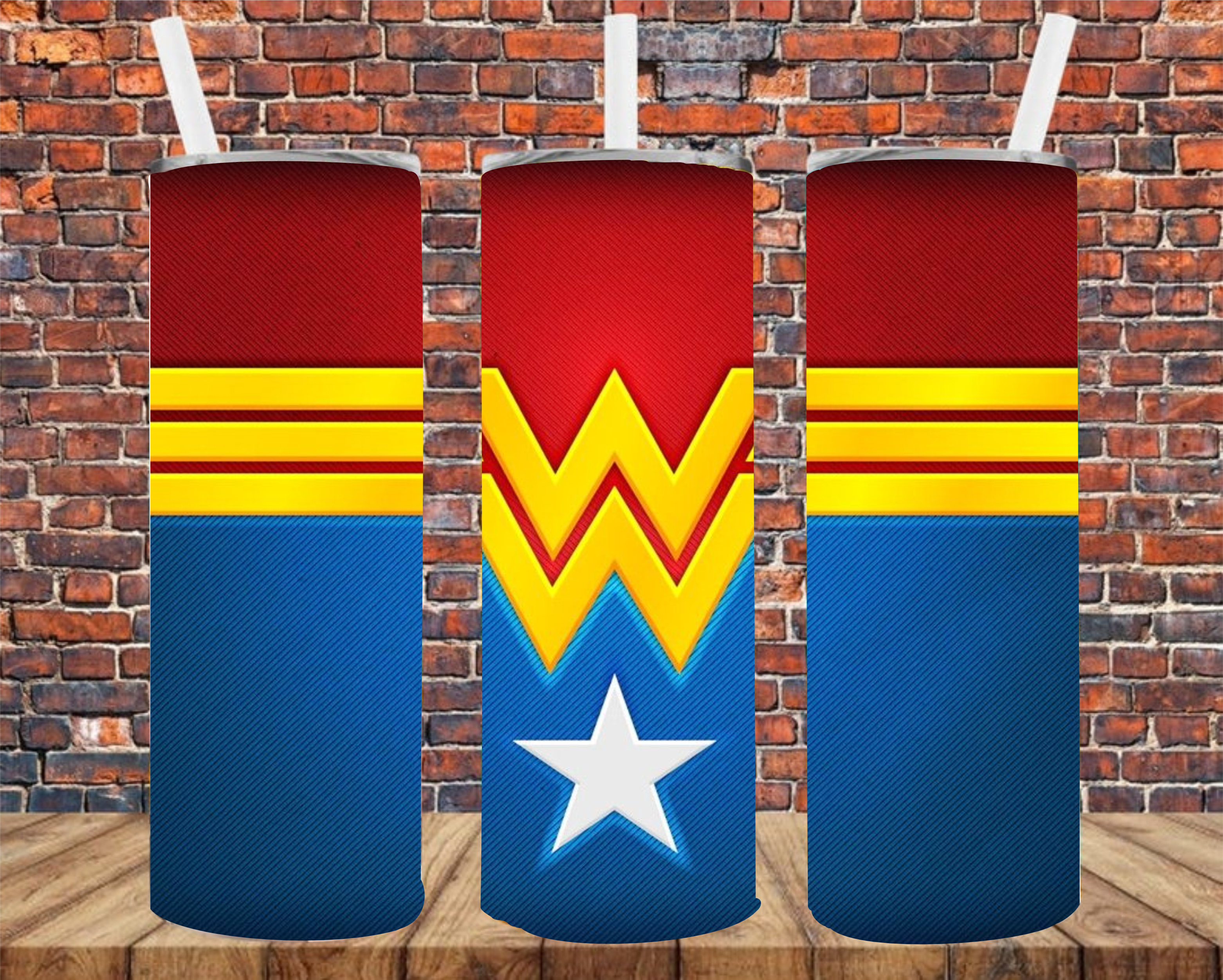 Character Hero  - Tumbler Wrap - Sublimation Transfer