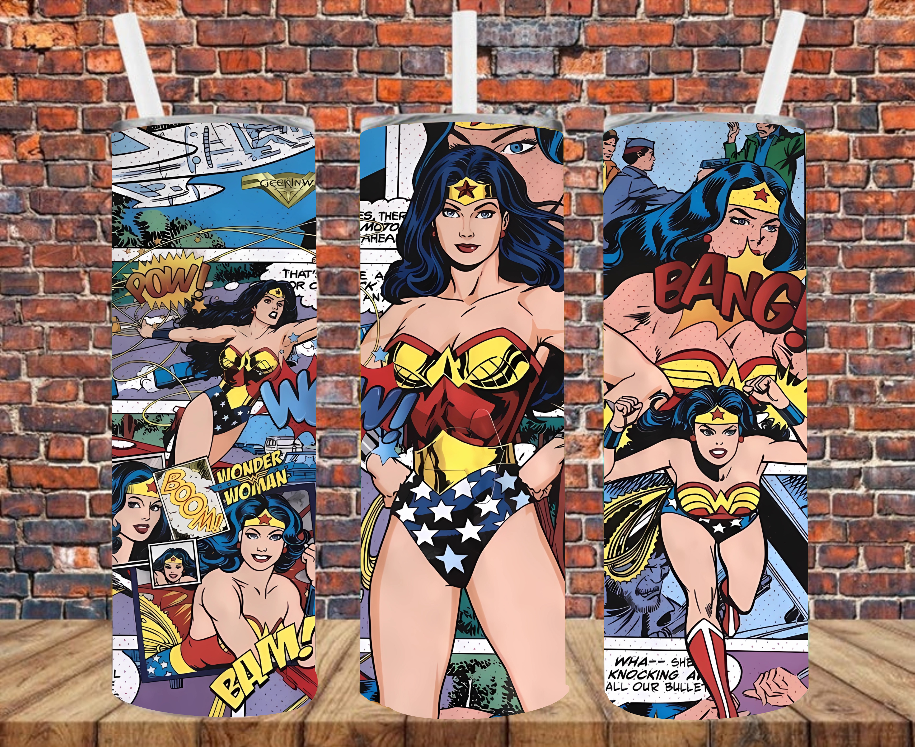 Character Hero  - Tumbler Wrap - Sublimation Transfer