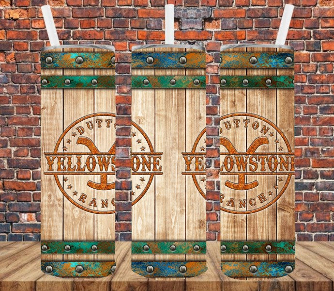 Yellowstone - Tumbler Wrap Sublimation Transfers