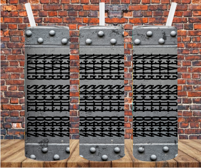 (read sideways) Zero Fuck Given - Tumbler Wrap - Sublimation Transfer