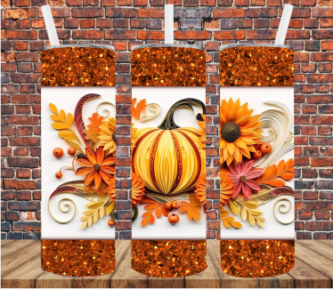 Autumn Scene - Tumbler Wrap - Sublimation Transfer