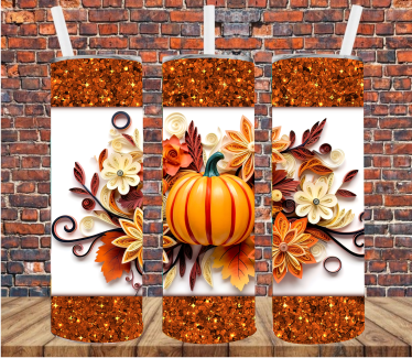 Autumn Scene - Tumbler Wrap - Sublimation Transfer