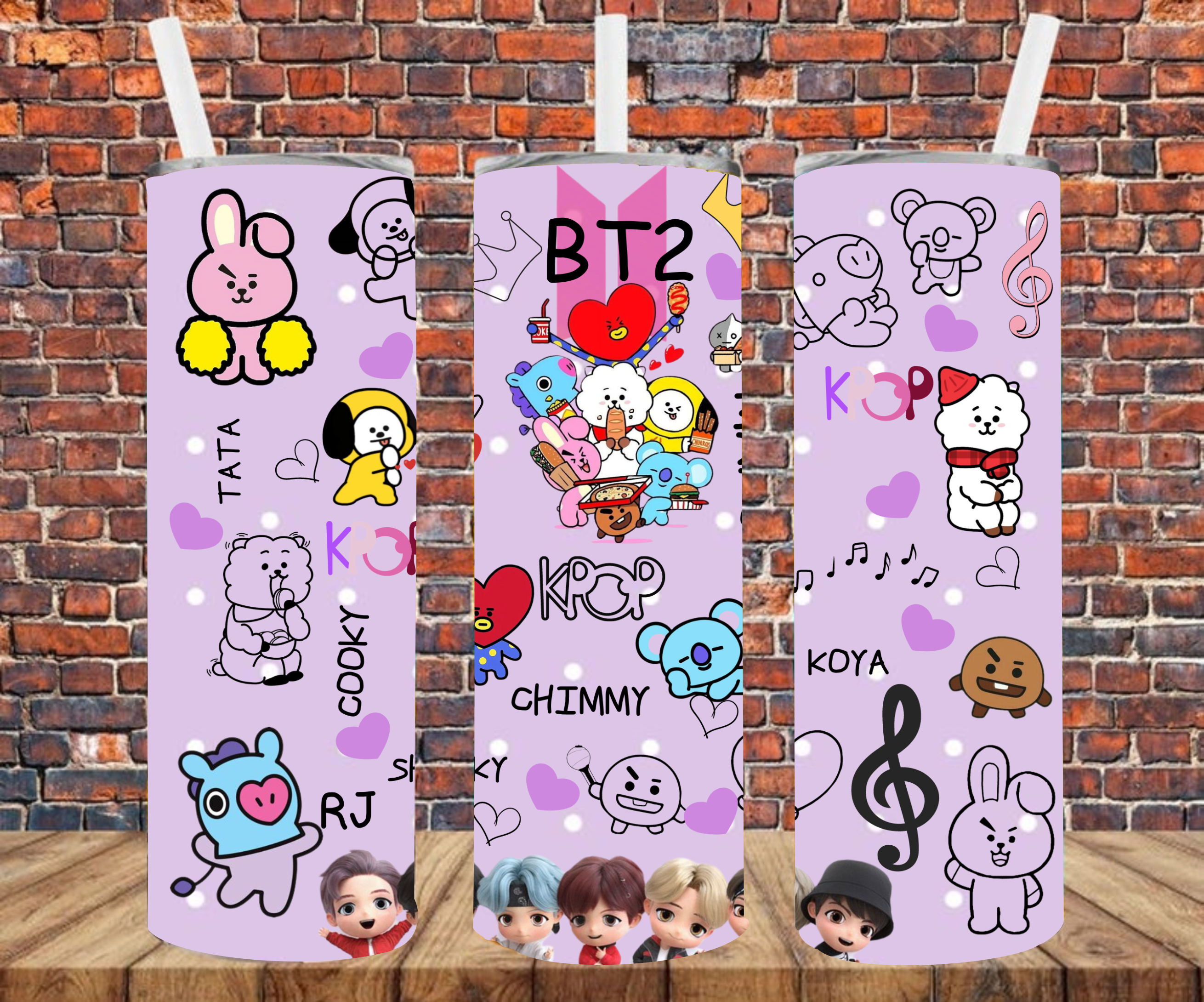 Music Artist - Tumbler Wrap - Sublimation Transfers