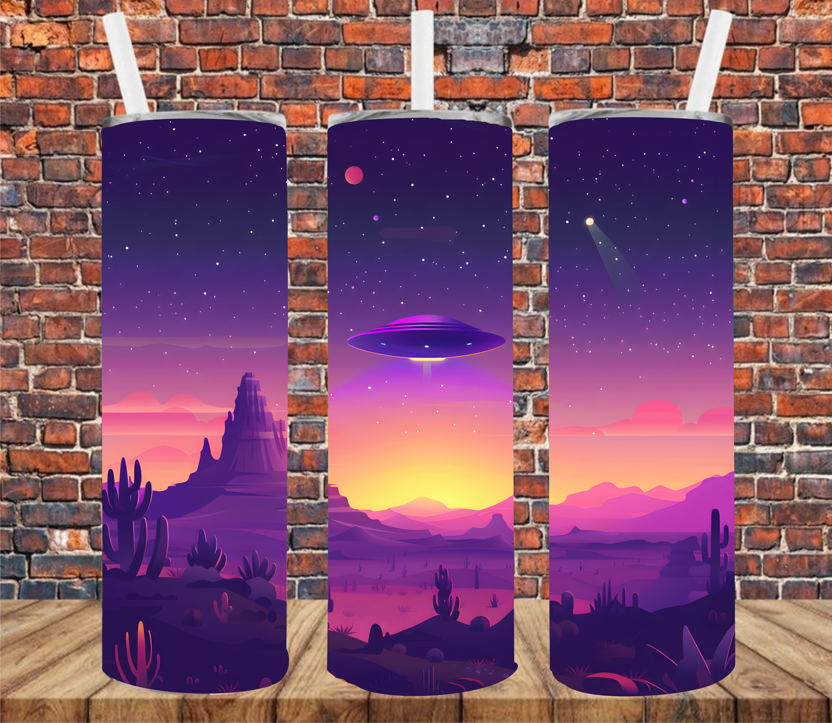 UFO - Tumbler Wrap - Sublimation Transfer